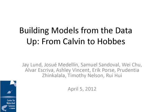 screenshot of first page of presentation